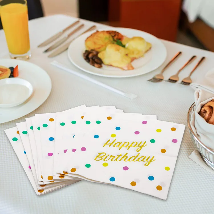 Birthday Party Paper Napkins